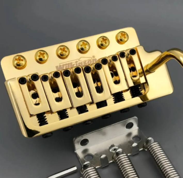 Тремоло бридж Wilkinson для електрогітари stratocaster gold, фото 1