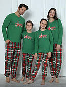 Новорічні піжами для всієї родини Love (2 врослі + 2 дитячі)