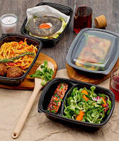 Кришка РР до контейнерів 230-50/230-37 напівпрозора 230x170x22,5 мм.