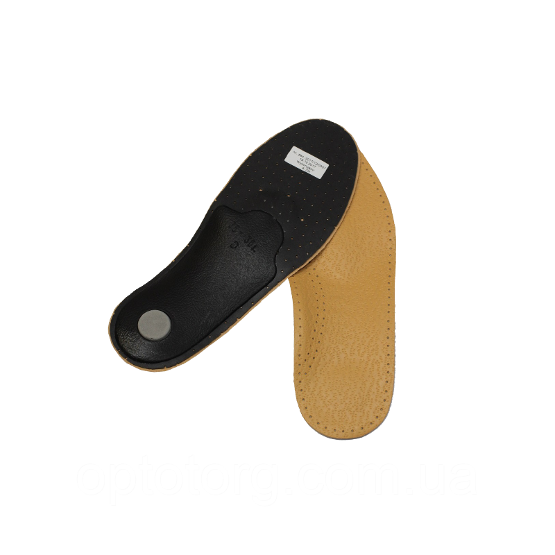 Устілка шкіряна 42р ортопедична з супінатором Арон Стандарт Кочині (Coccine) Польща