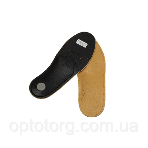 Устілка шкіряна 37р ортопедична з супінатором Арон Кочині (Coccine) Польща, фото 1