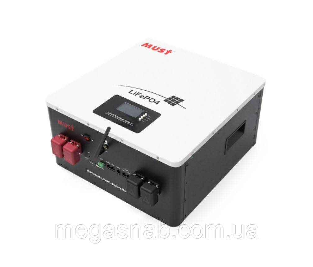 Акумуляторна батарея MUST LiFePO4 24V - 200 Ah (5120Wh) 486x442x250. 44 kg, фото 1