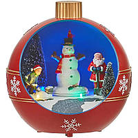 Прикраса декоративна Luville Collectables Куля Новорічна 18.5 х 17 см Червона (8718861435313RED)