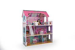 Дерев'яний ляльковий будиночок AVKO Вілла Флоренція + мебель