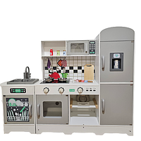 Дитяча кухня дерев'яна ігрові AVKO Альмерія Вода звукові та світлові ефекти + аксесуари
