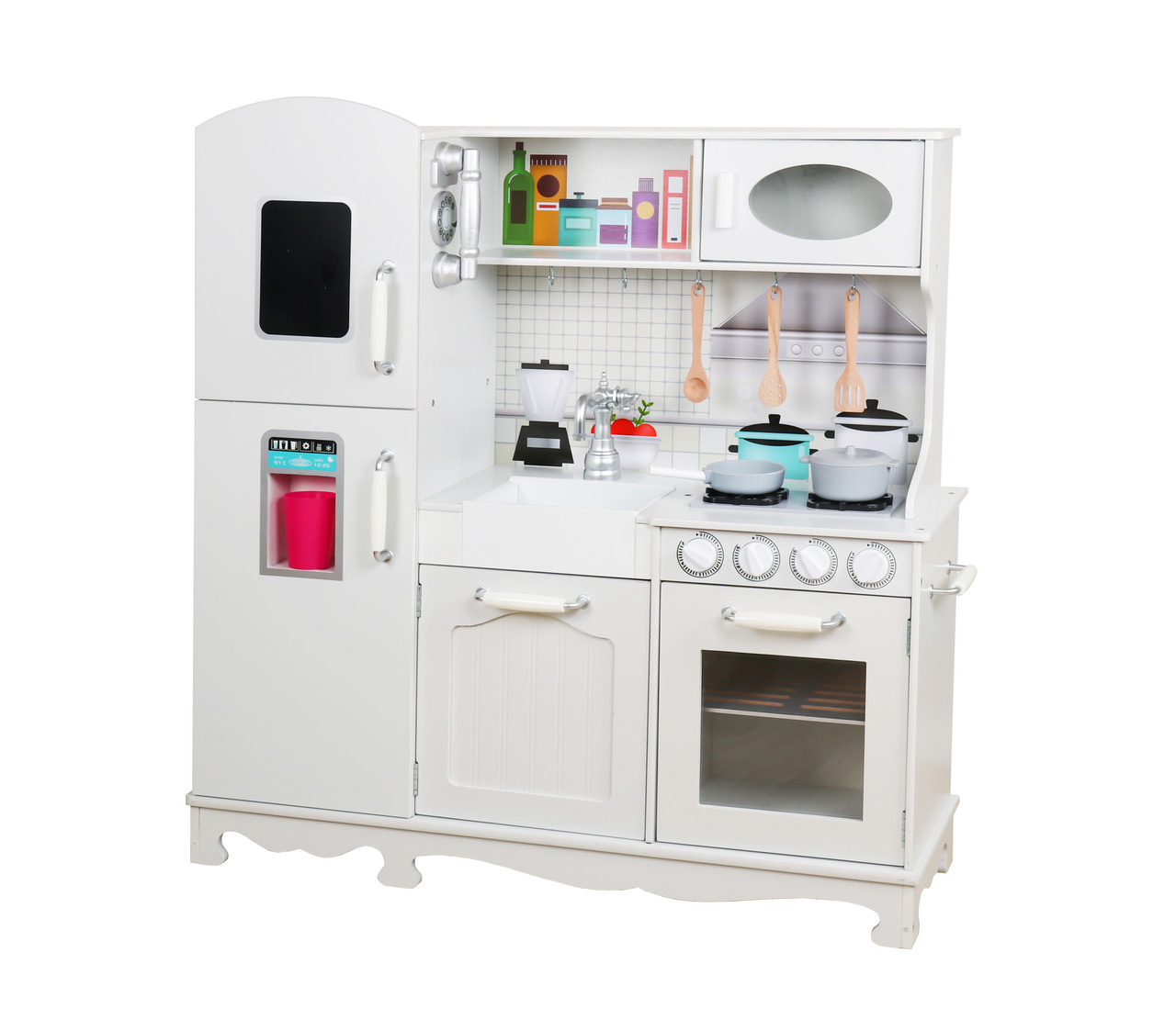 Дитяча кухня дерев'яна AVKO Ліана, звукові та світлові ефекти + аксесуари, фото 1