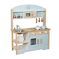 Дитяча кухня дерев'яна AVKO Парма Blue + аксесуари