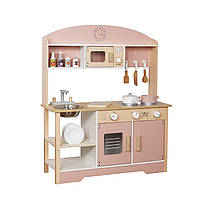 Дитяча кухня дерев'яна AVKO Парма Pink + аксесуари