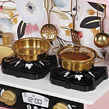 Дитяча кухня дерев'яна AVKO Ріміні Pink, звукові та світлові ефекти, фото 3