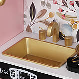 Дитяча кухня дерев'яна AVKO Ріміні Pink, звукові та світлові ефекти, фото 4