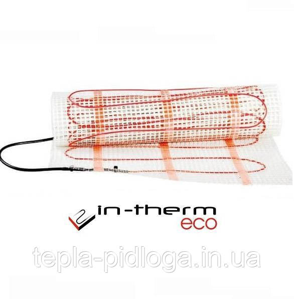 8.6 М² 1380 Вт Двожильний нагрівальний мат IN-THERM ECO 160 Вт/м² під плитку, фото 1