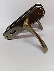 Ручка на планці під циліндр FZB ET 157 міжвісь 62мм бронза