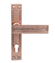 Ручка на планці Мотор Міч під циліндр міжвісь 72 мм бронза