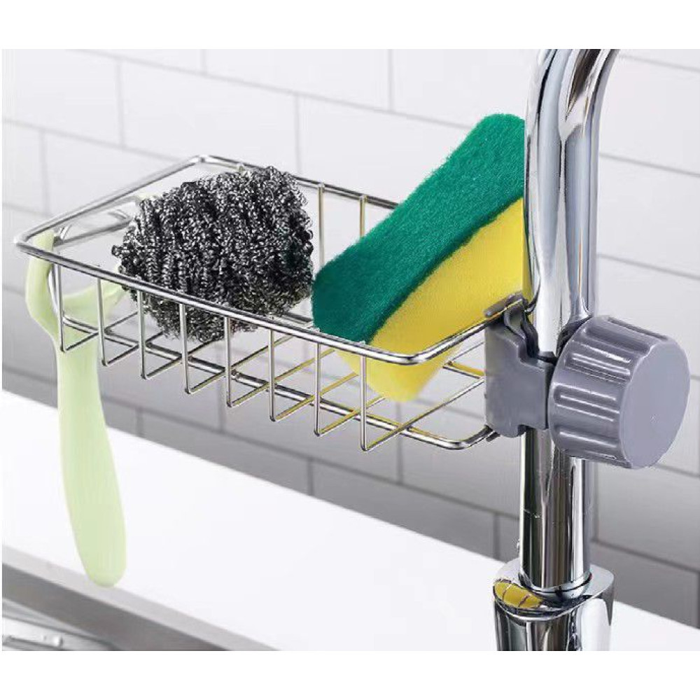 Регульована полиця для зберігання мочалок на змішувач HELPER XL-1038, фото 1
