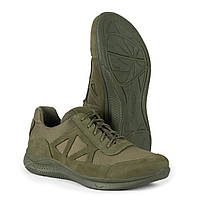 Кроссовки Ягуар Олива, нубук, Кордура, 37 (245 мм) - для весны, лета и осени