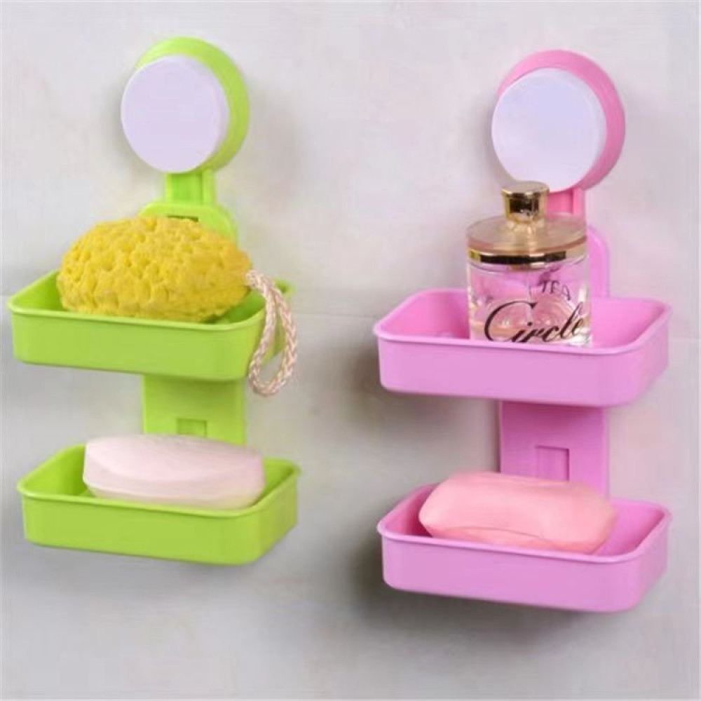 Настінна підставка для мила без свердління, тримач для мила, губки, мильниця AND LY-570, фото 1