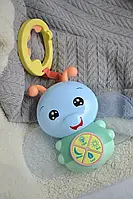 Підвіска на коляску M 4102 світлячок 25см, муз, пісні (укр),св , 2 цв, на бат ,в кор-ке,20-23,5-6см, фото 5