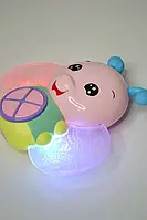 Підвіска на коляску M 4102 світлячок 25см, муз, пісні (укр),св , 2 цв, на бат ,в кор-ке,20-23,5-6см, фото 3