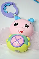 Підвіска на коляску M 4102 світлячок 25см, муз, пісні (укр),св , 2 цв, на бат ,в кор-ке,20-23,5-6см, фото 6