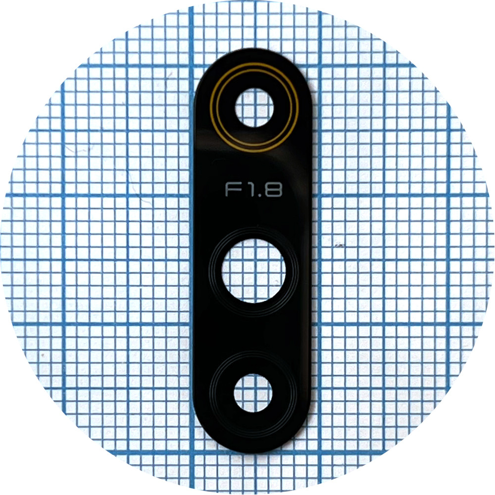 Скло камери Realme C3 (чорне), фото 1