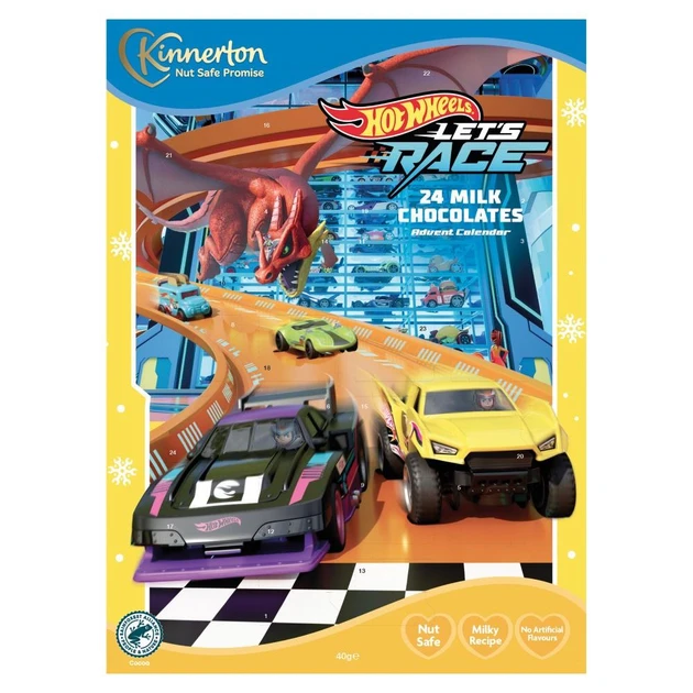 Адвент Календар Kinnerton Hot Wheels Advent Calendar 40g