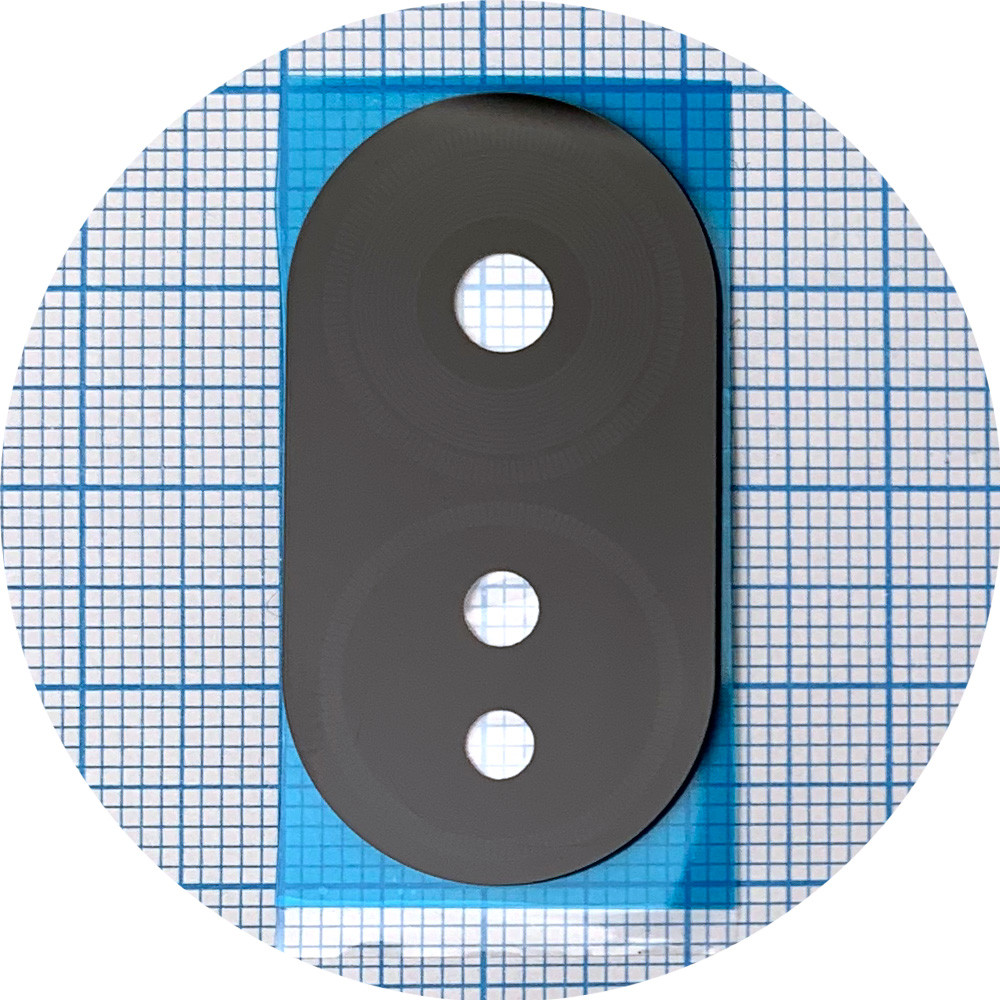 Скло камери Oppo A18, A38 (чорне), фото 1