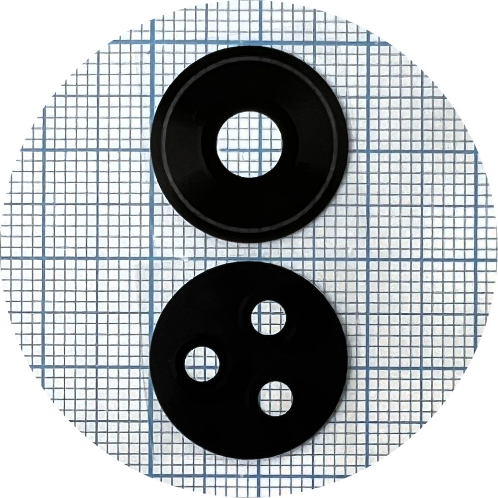 Скло камери Oppo Reno8 T (чорне комплект 2 шт), фото 1