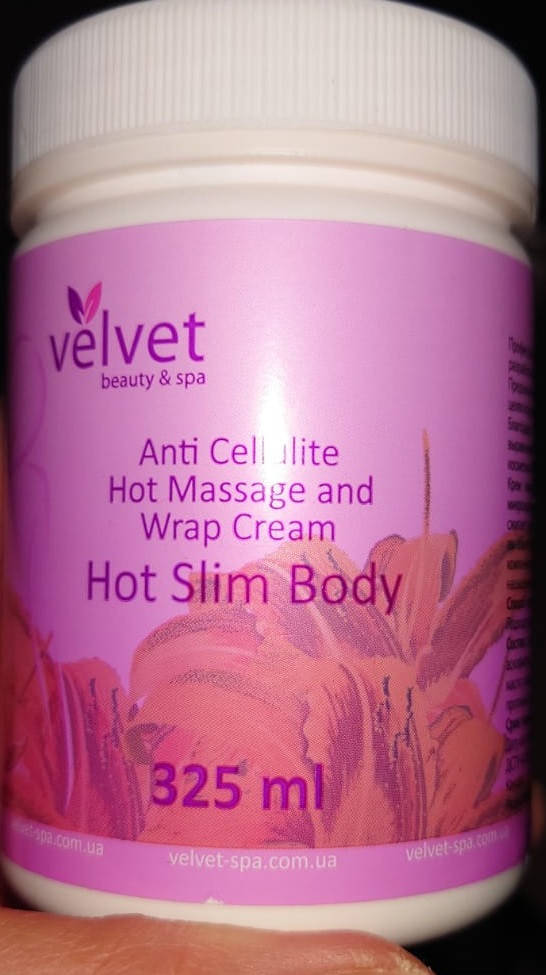 Velvet Крем антицелюлітний зігріваючий для масажу та обгортання Hot Slim Body, 325 мл - фото покупців 1