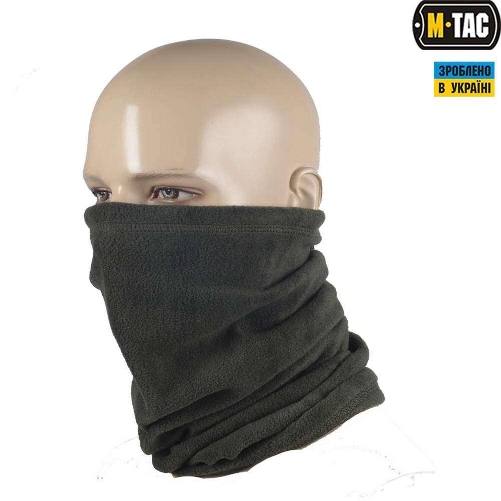 M-Tac шарф-труба із затяжкою фліс (260 г/м2) олива