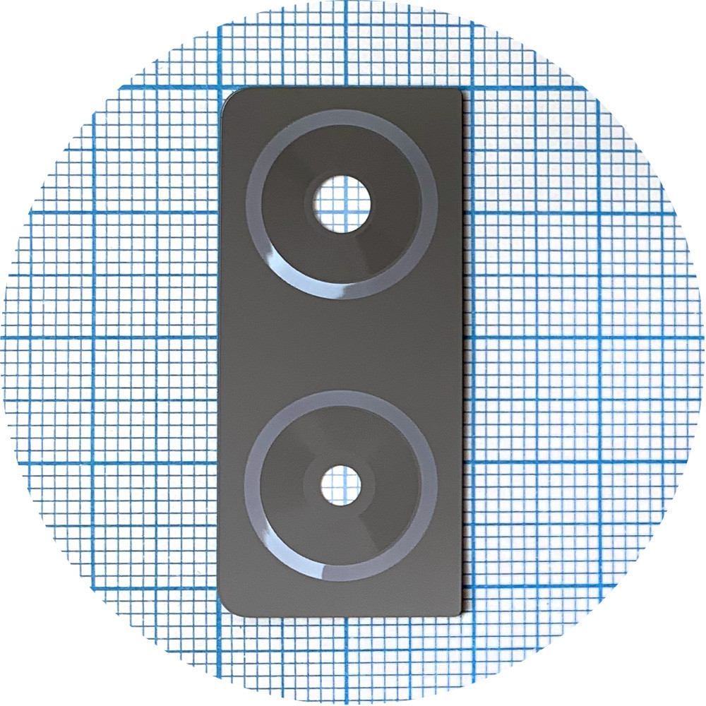 Скло камери Oppo A57, A57e, A57s, A77, A77s (чорне), фото 1