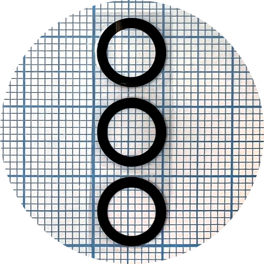 Скло камери Samsung Galaxy S23 (чорне комплект 3 шт), фото 1