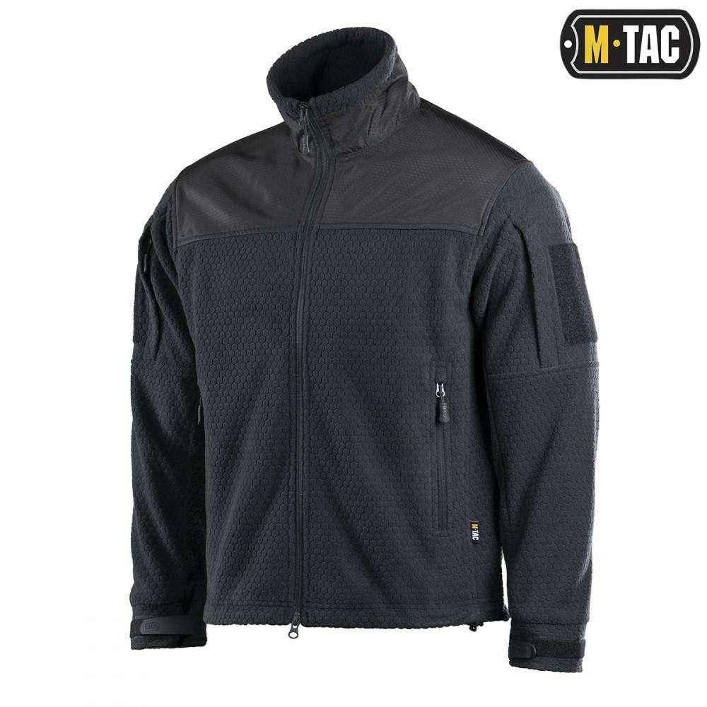 M-Tac куртка Hexagon Alpha Microfleece Jacket Black