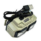 Налобний ліхтар на акумуляторі HX-816 (18650) з Type-C заряджанням, фото 7