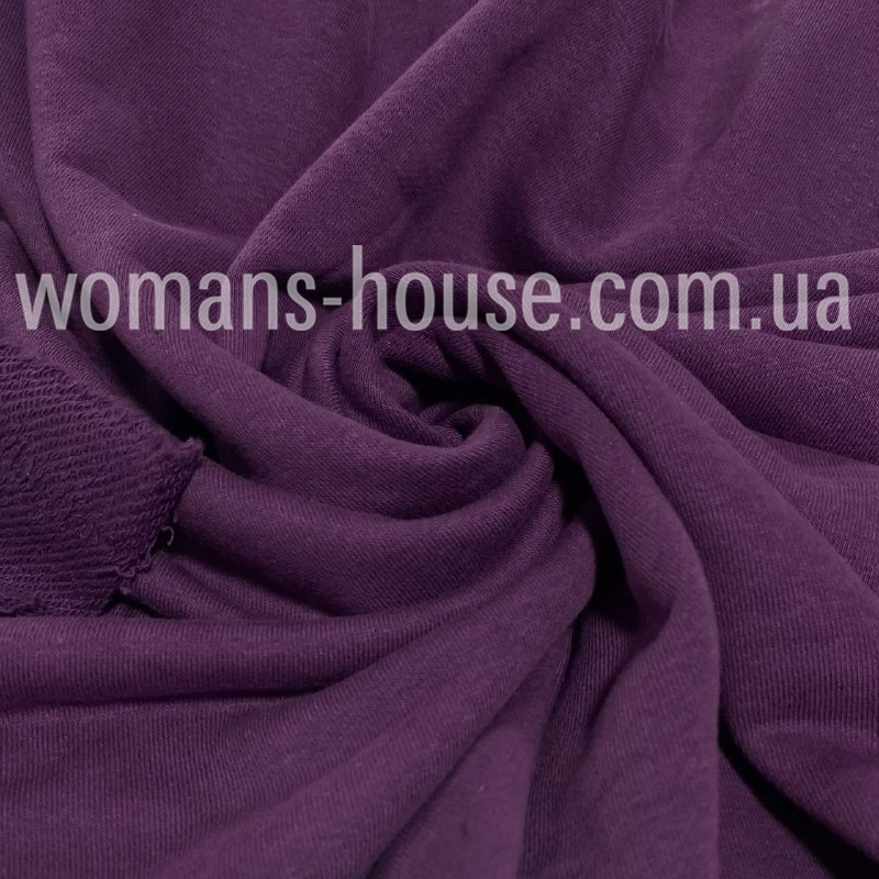 Тканина тринитка Діагональна петля без начісу бавовна Туреччина Марсала, фото 1