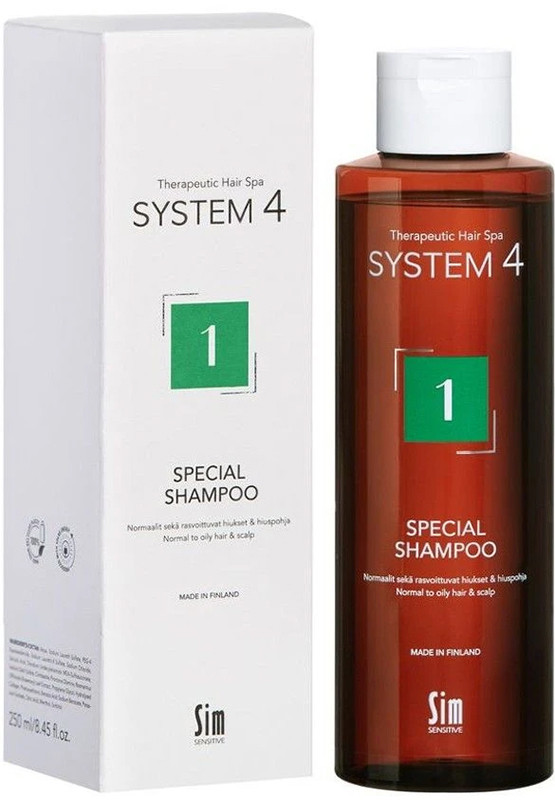 Шампунь для схильної до жирності шкіри Sensitive Special Shampoo No1 System 4, 250 мл, фото 1
