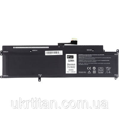 Оригінал! Акумулятор до ноутбука DELL Latitude 13 7370 (XCNR3) 7.6V 4200mAh PowerPlant (NB441556) - Вища Якість!
