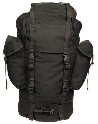 Рюкзак тактичний з рамою "BW Kampfrucksack, 65 л, "MFH" (Олива)