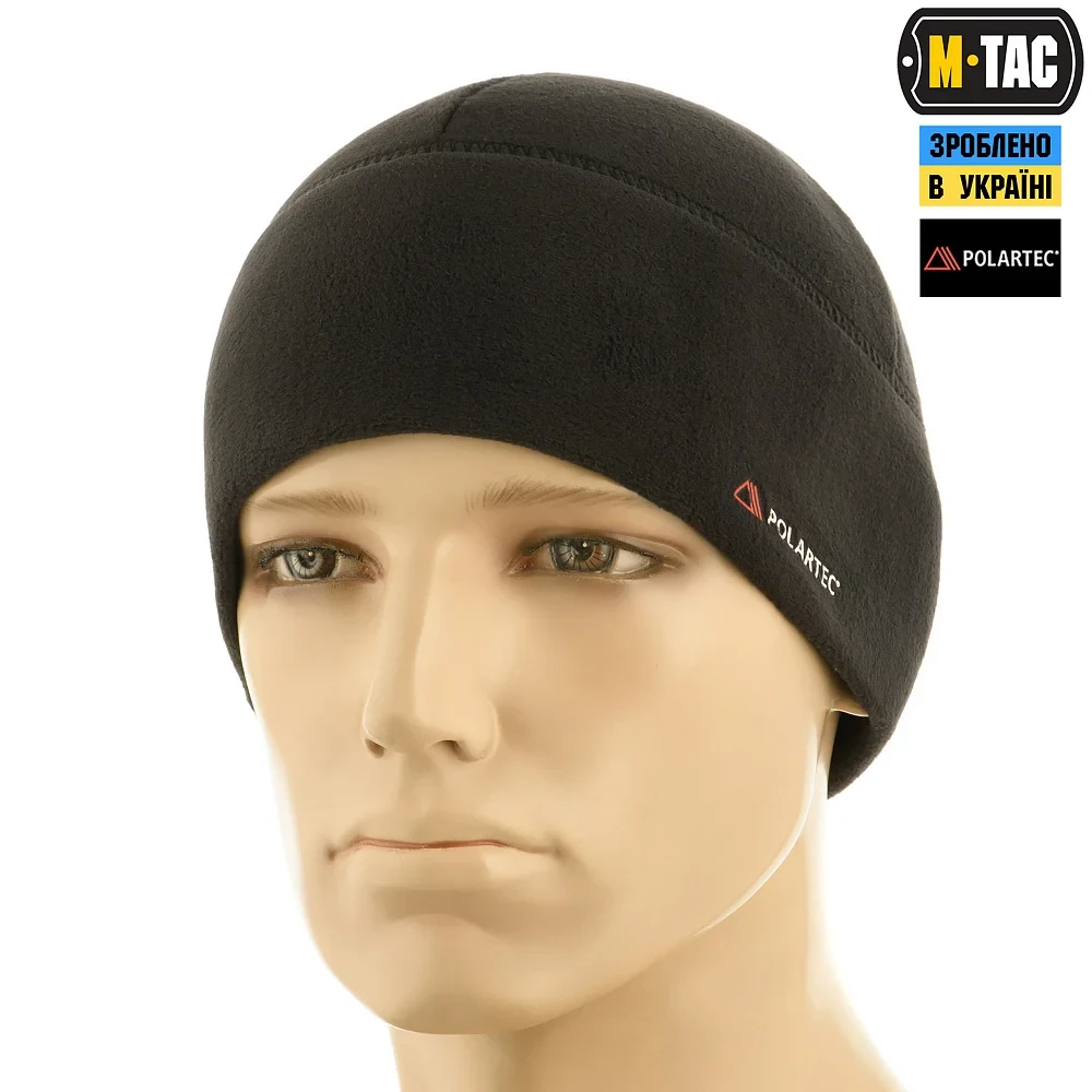 M-Tac шапка Watch Cap фліс Light Polartec Black