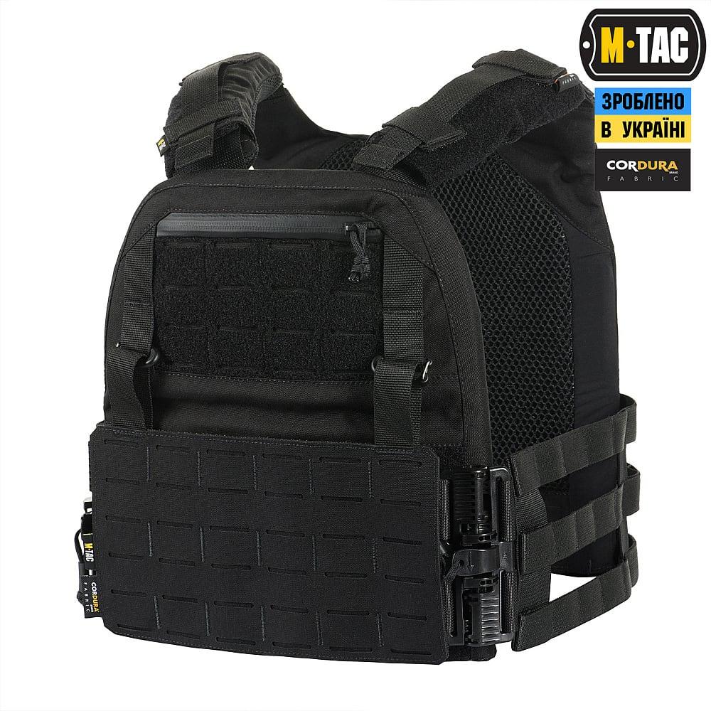 M-Tac плитоноска Cuirass QRS Gen.II Black 3 клас захисту