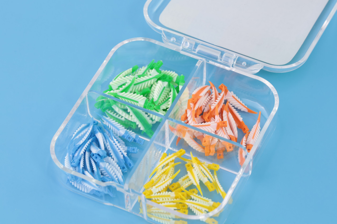 Клинці силіконові Strata Wedges 100шт асорті малотравматичні push ефект