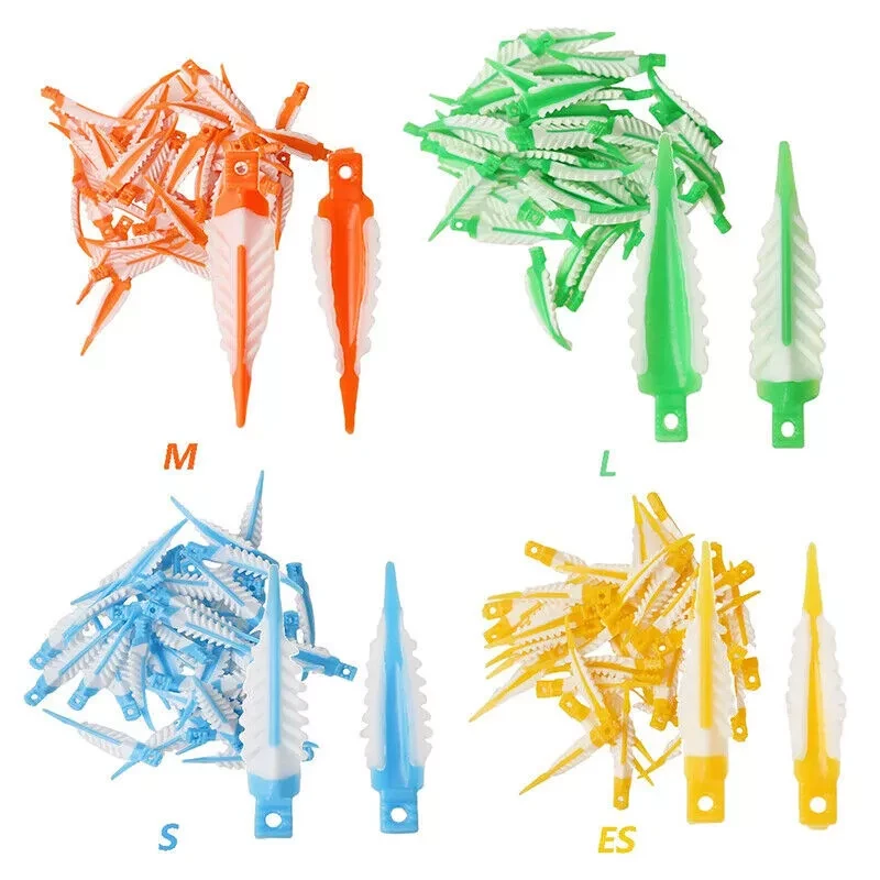 Клинці силіконові Strata Wedges 1шт асорті малотравматичні push ефект (поштучно), фото 1