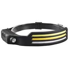 Ліхтар налобний BL-W689-LM+3COB (white+yellow+red), Motion Sensor, Li-Ion аккум., ЗУ Type-C, фото 1