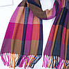ШАРФ жіночий зимовий M&JJ МАЙАМІ 65х190 см малина 8524, фото 2