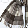 ШАРФ жіночий зимовий M&JJ ДУБАЙ 65х190 см капучіно 8313, фото 2