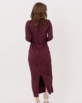 Плаття ISSA PLUS 11217 XL бордовий, фото 4