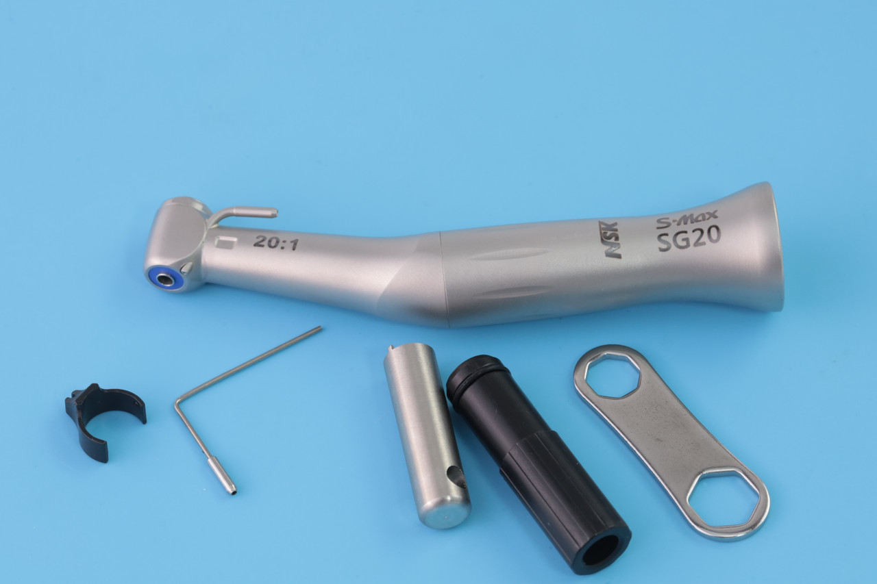 Кутовий наконечник хірургічний (20:1) понижуючий NSK S-MAX SG20 для імплантації, фото 1