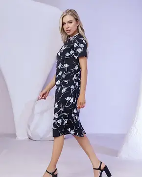 Плаття ISSA PLUS 13384 S чорний, фото 3