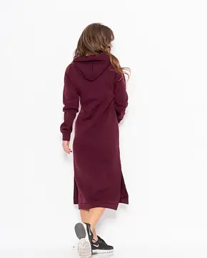 Плаття ISSA PLUS 11104 XXL бордовий, фото 4