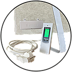 Керамогранітний обігрівач KEN-1000 "Гранж жакард" білосніжний з ДУ, фото 3