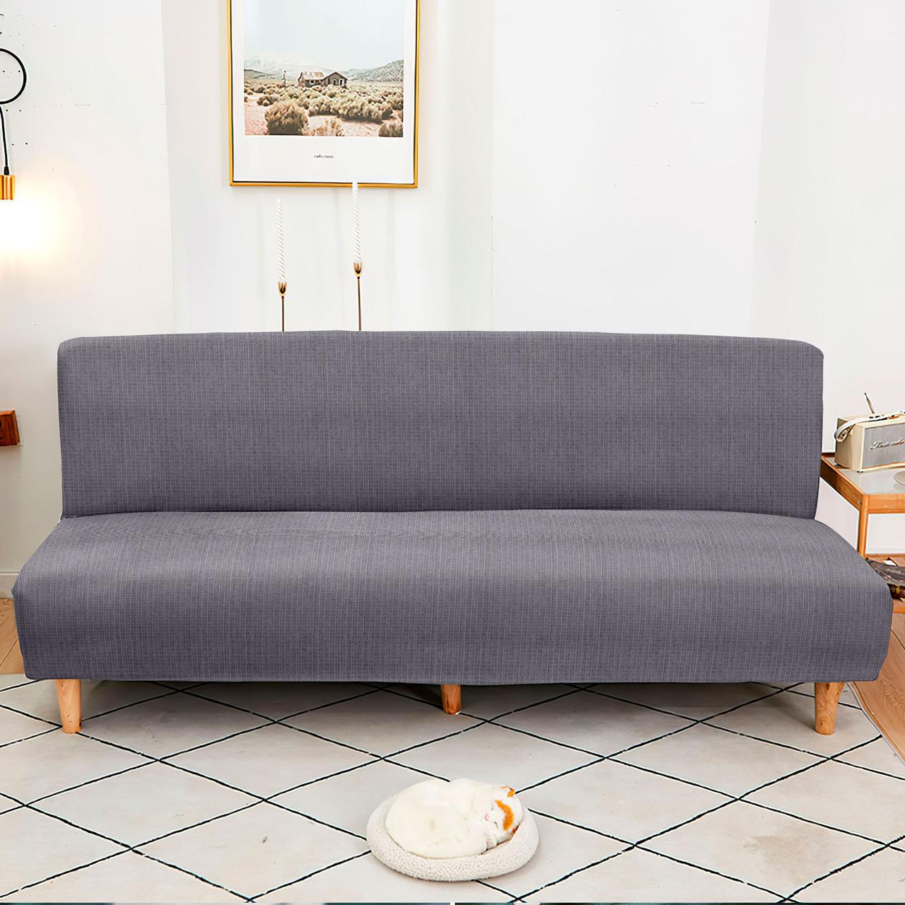 Чохол на диван-книжку Corn Fleece сірий Love You